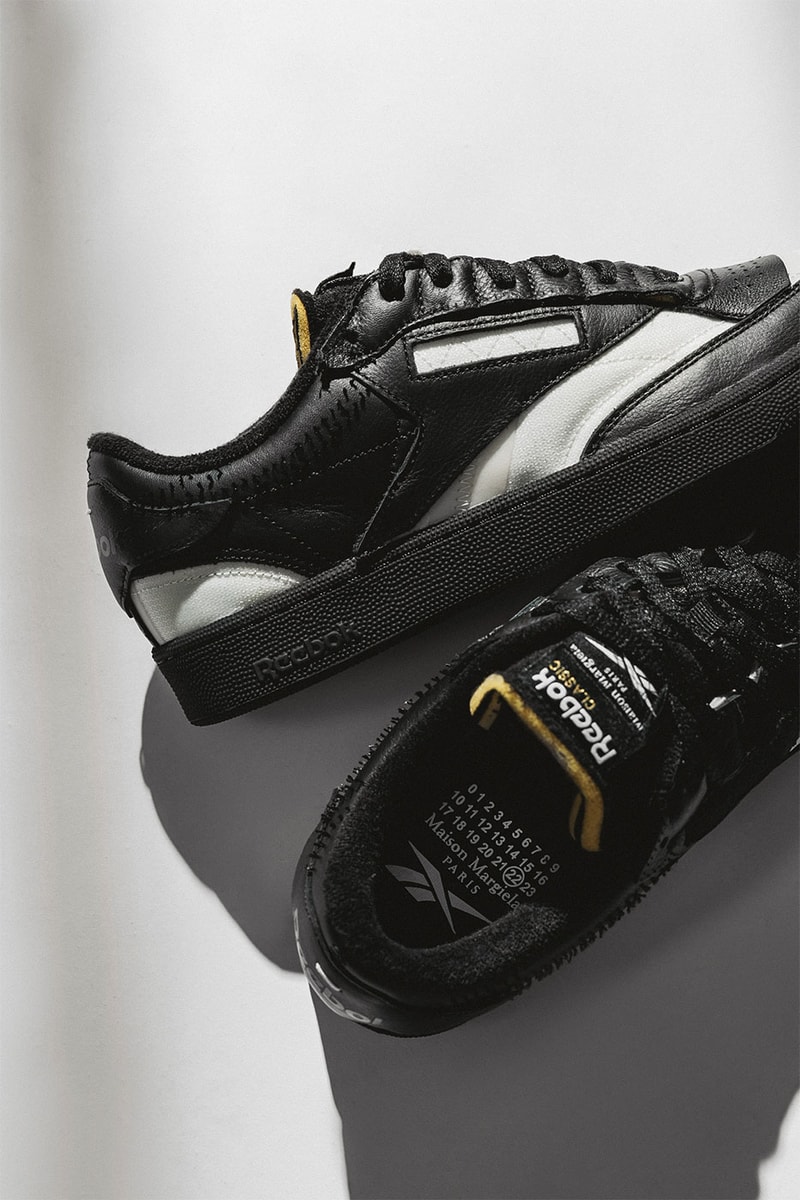 Maison Margiela Reebok Club C Memory Of Black White HBX Release Info Buy Price