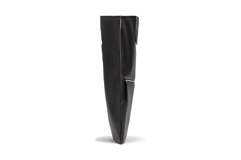 maison margiela tabi toe shopping bag black hbx 