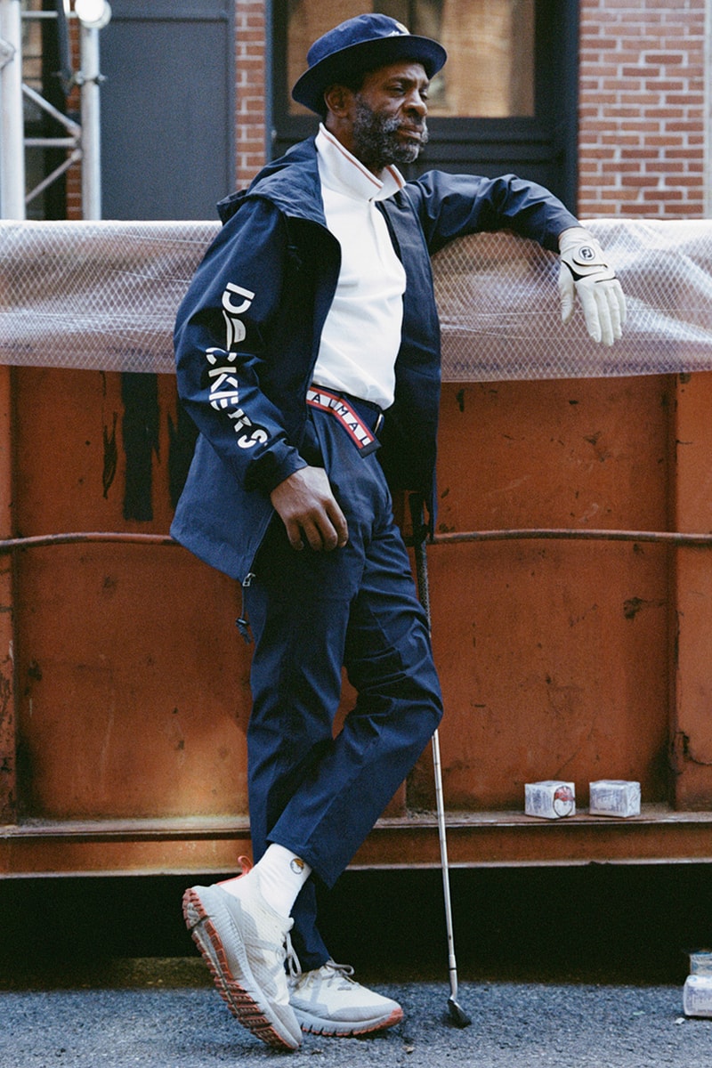 malbon golf dockers collaboration shirt polo pants shorts jacket parka navy orange