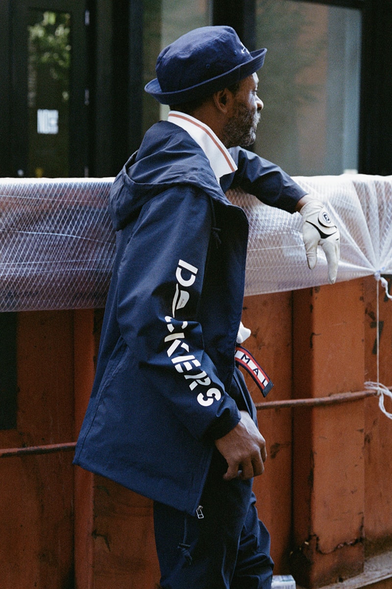 malbon golf dockers collaboration shirt polo pants shorts jacket parka navy orange