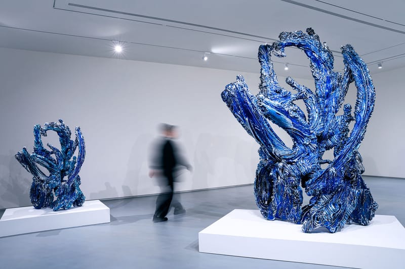 Meguru Yamaguchi Installs Colossal Sculptures in “The Underground Spiritual Blue”
