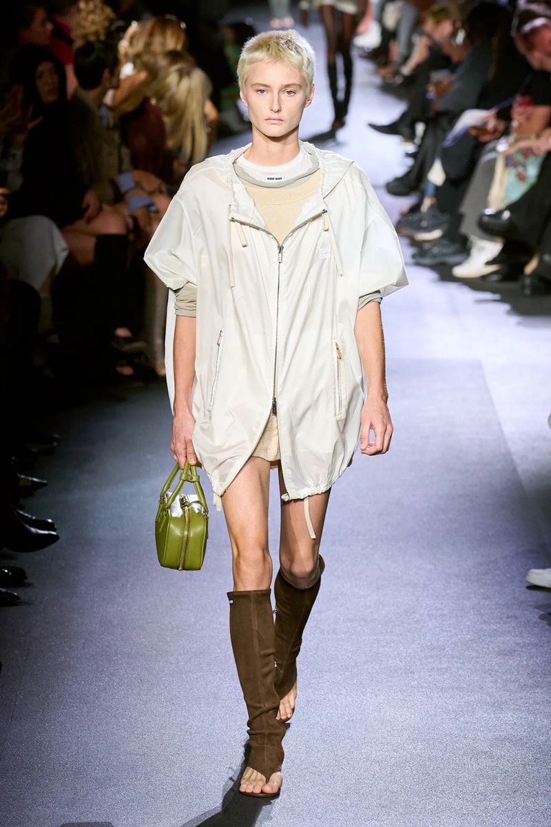 Miu Miu’s Barely-There Mini’s and Stonewashed Denim Added One Last Jolt of Fun to Paris’ SS23 Collections