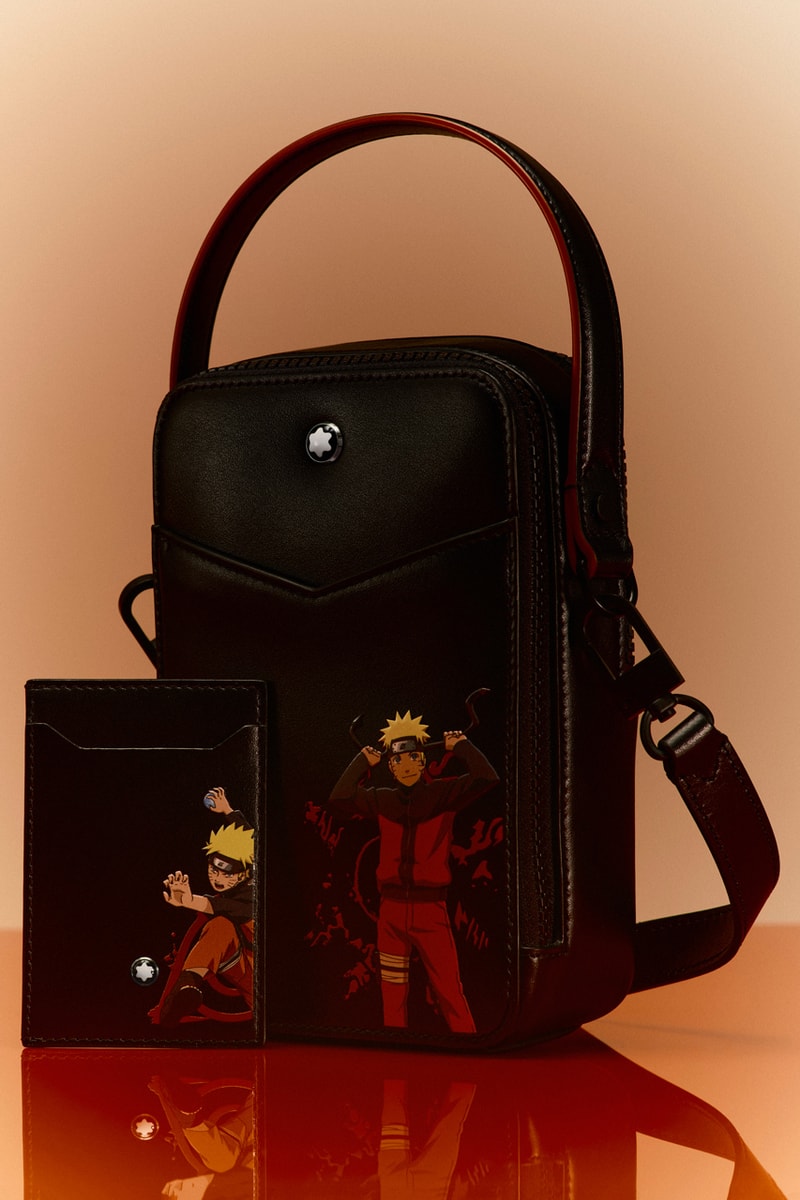 Montblanc naruto bag Meisterstück pen smartwatch Jiraiya manga anime belt keyfob 