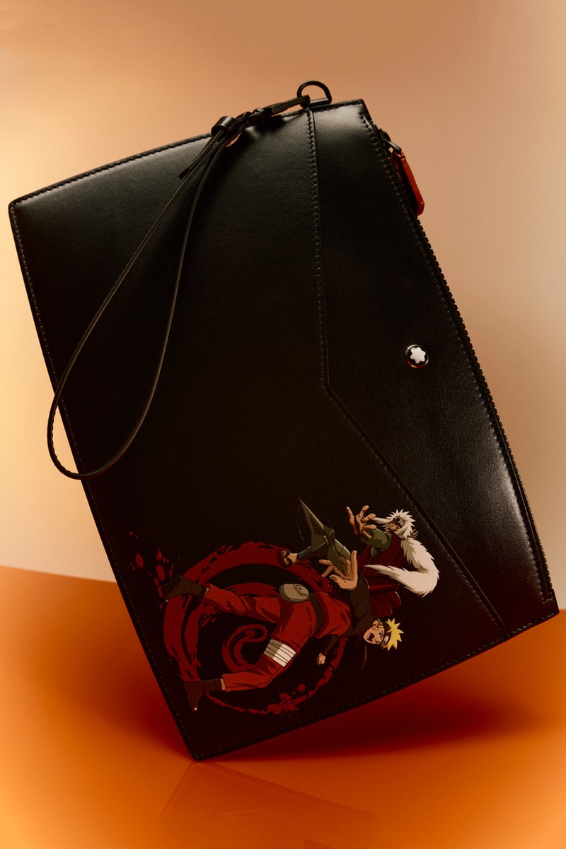 Montblanc naruto bag Meisterstück pen smartwatch Jiraiya manga anime belt keyfob 