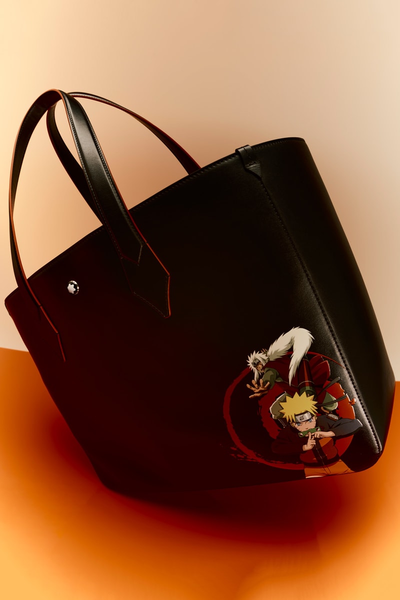 Montblanc naruto bag Meisterstück pen smartwatch Jiraiya manga anime belt keyfob 