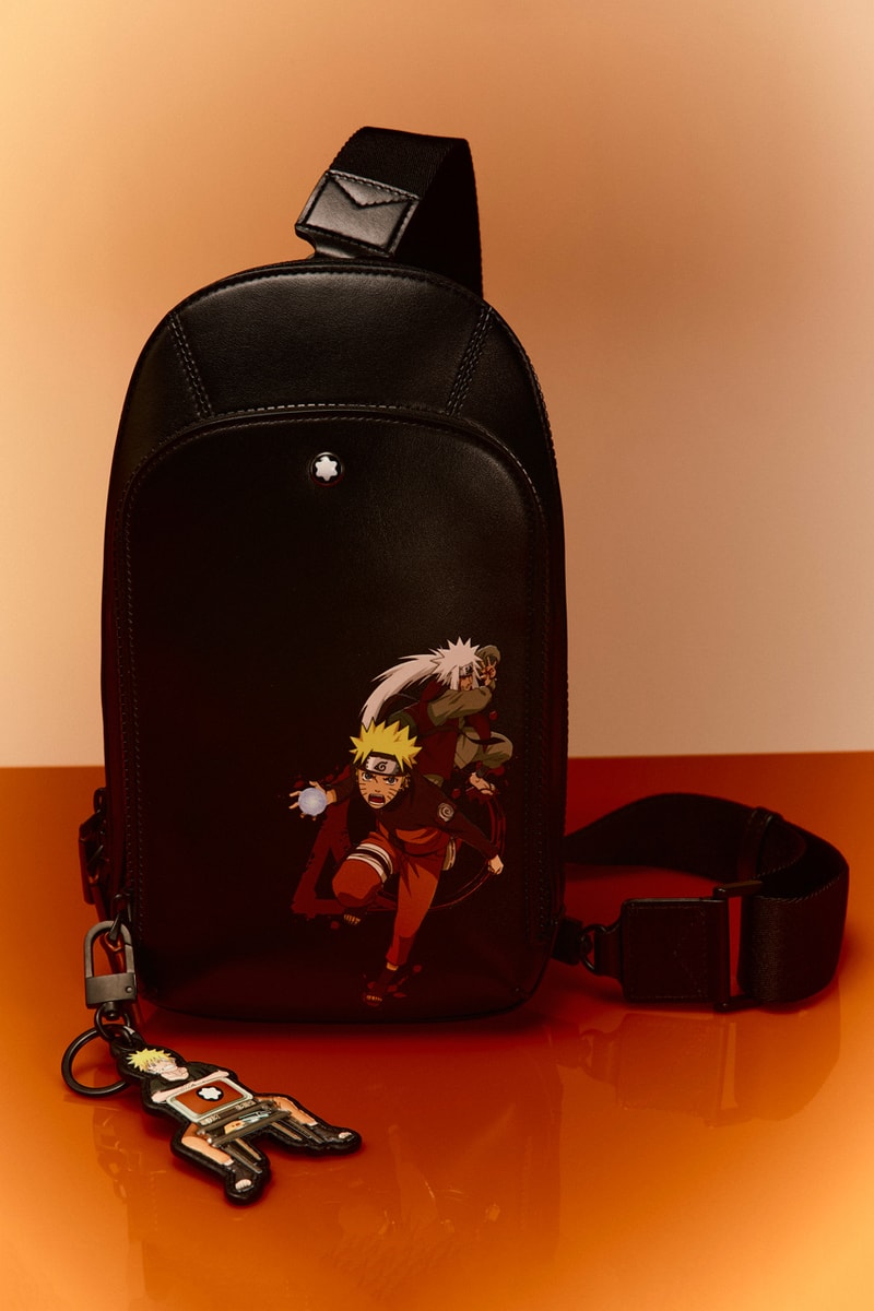 Montblanc naruto bag Meisterstück pen smartwatch Jiraiya manga anime belt keyfob 