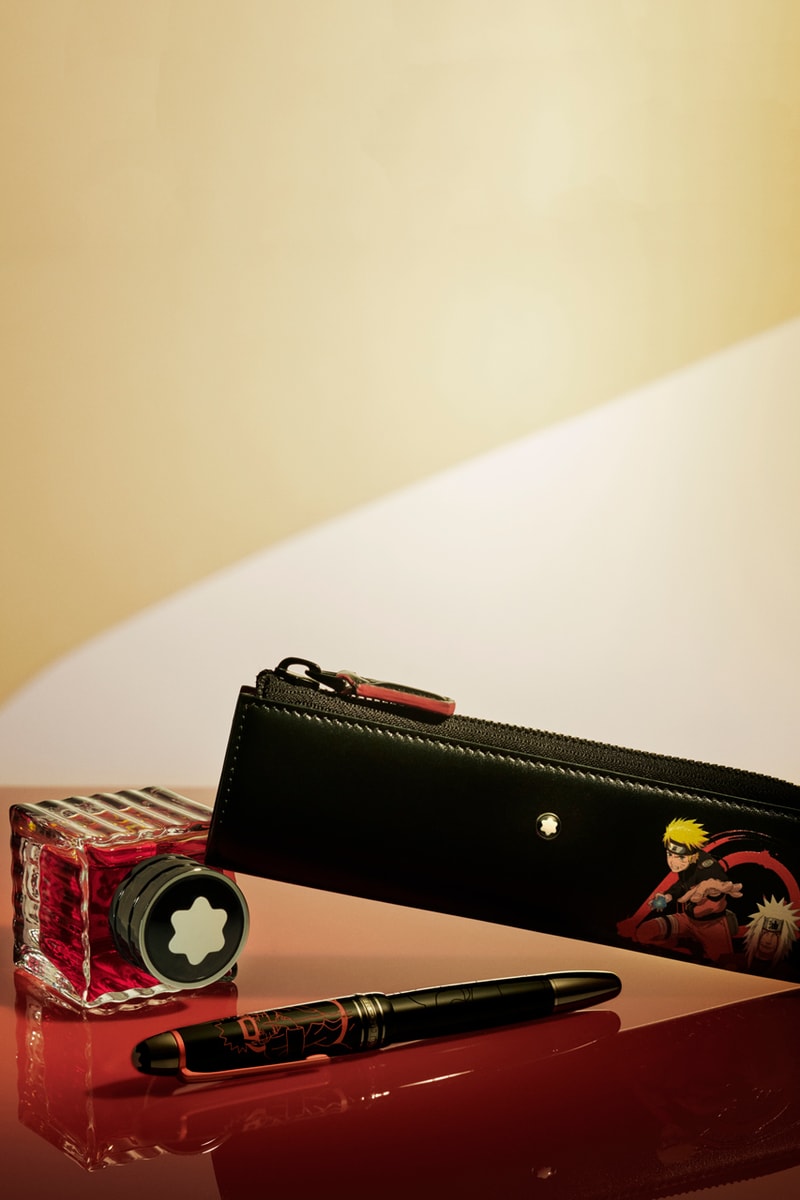 Montblanc naruto bag Meisterstück pen smartwatch Jiraiya manga anime belt keyfob 