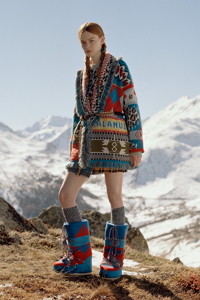 MOON BOOT® ALANUI collaboration Italian heritage limited edition capsule collection snow boots