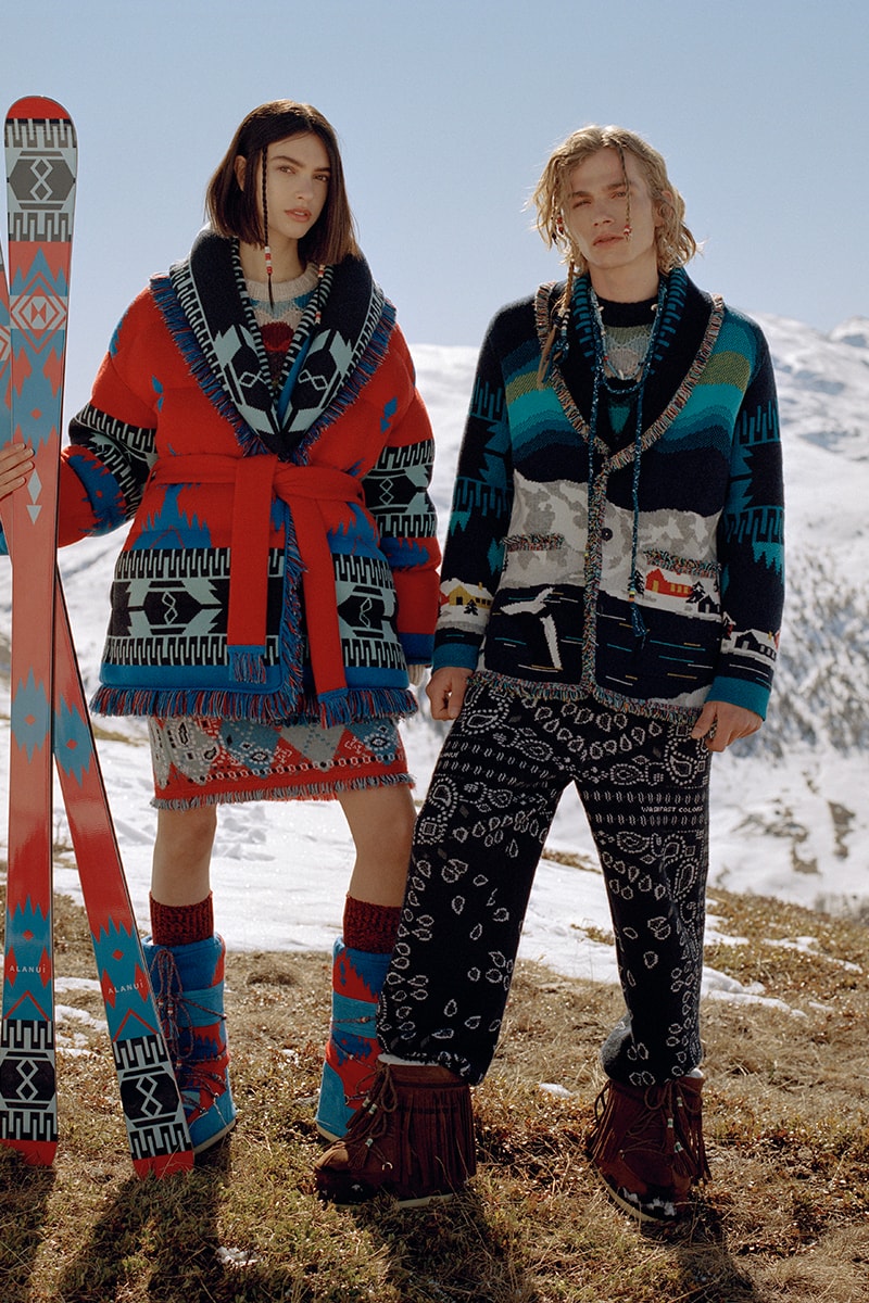 MOON BOOT® ALANUI collaboration Italian heritage limited edition capsule collection snow boots