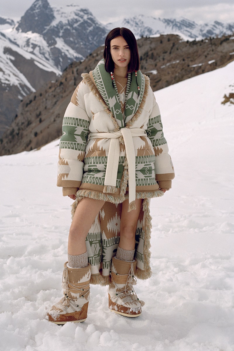 MOON BOOT® ALANUI collaboration Italian heritage limited edition capsule collection snow boots