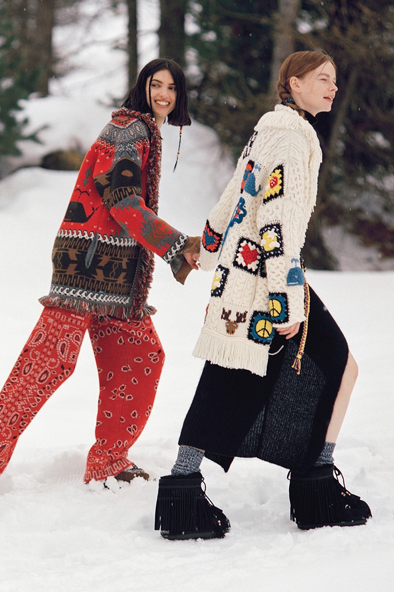 MOON BOOT® ALANUI collaboration Italian heritage limited edition capsule collection snow boots