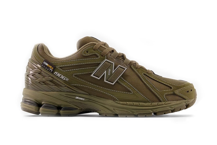 New Balance Dresses the 1906R in "Olive" Cordura Underlays