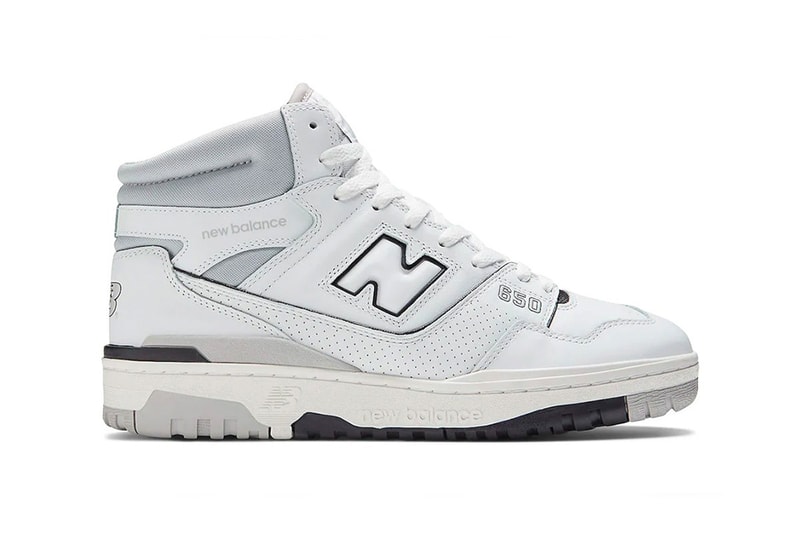 New Balance 650 Surfaces in Muted Greyscale Colorway BB650RWC high tops release info basketball shoes 550s