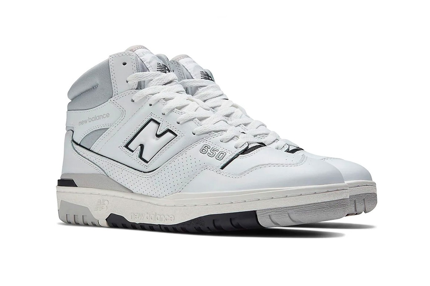 New Balance 650 Surfaces in Muted Greyscale Colorway BB650RWC high tops release info basketball shoes 550s