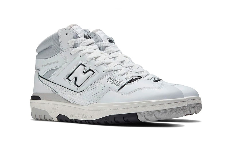 New Balance 650 Surfaces in Muted Greyscale Colorway BB650RWC high tops release info basketball shoes 550s