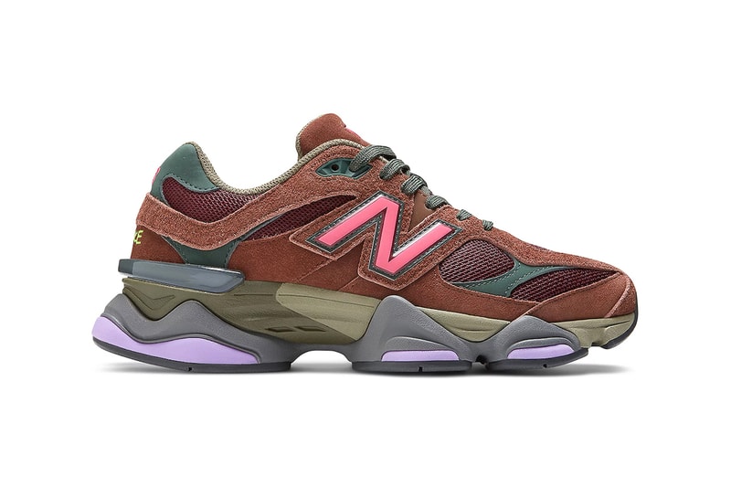 New Balance 9060 Burgundy mesh suede leather pink neon green grey black rich oak 150 usd november 5 U9060BUR release info date price 