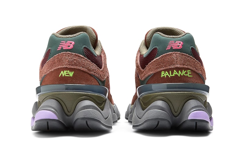 New Balance 9060 Burgundy mesh suede leather pink neon green grey black rich oak 150 usd november 5 U9060BUR release info date price 