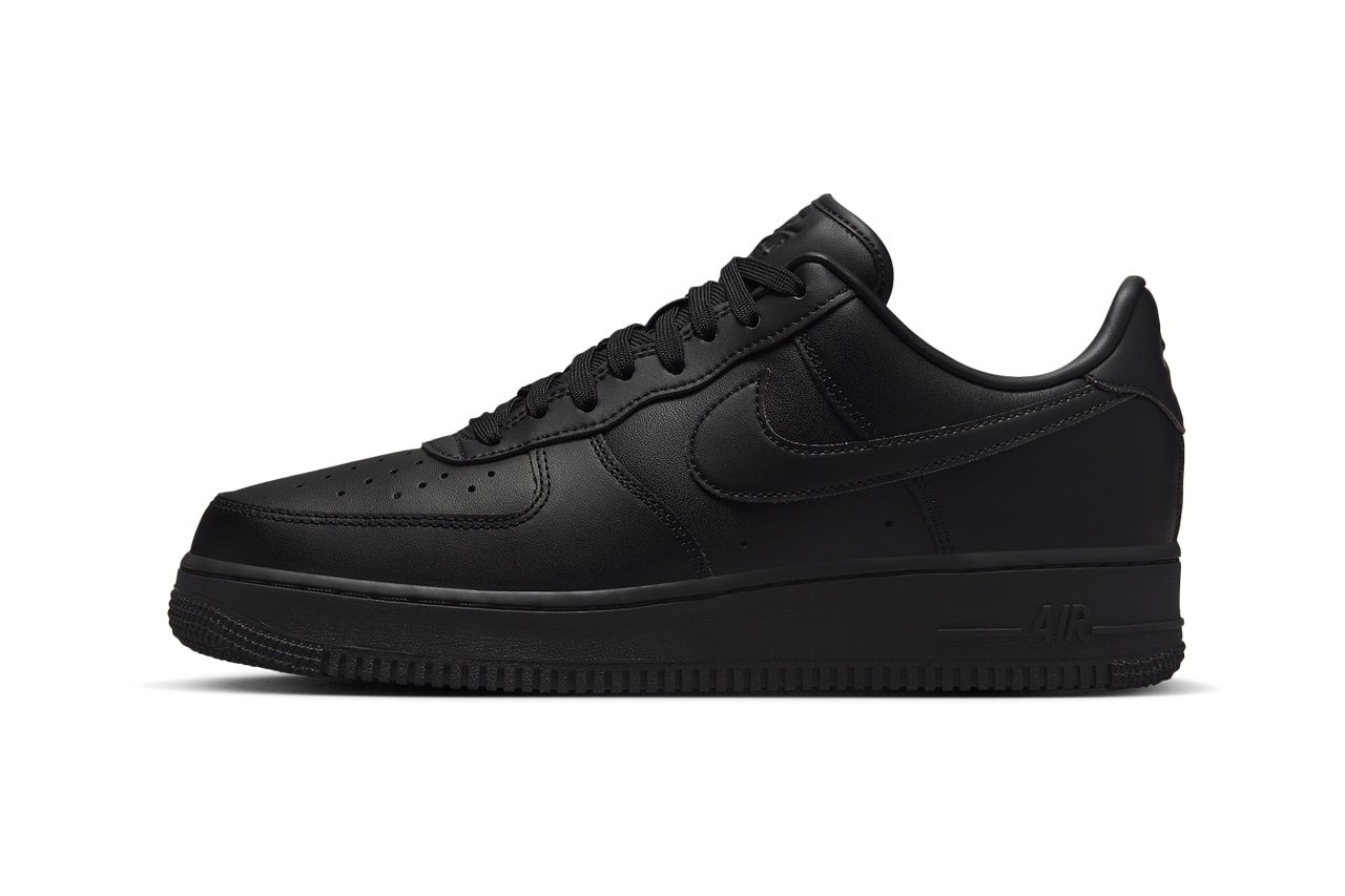The Nike Air Force 1 Low Gets Dressed In Another Clean Black And