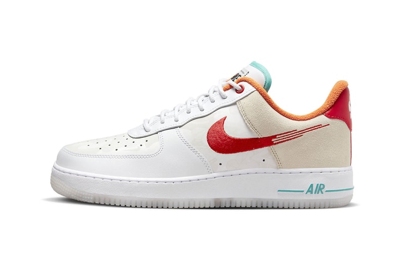 Nike Air Force 1 Low Just Do It FD4205-161 Release Info Summit White University Red-White-Washed Teal-Sanddrift-Safety Orange