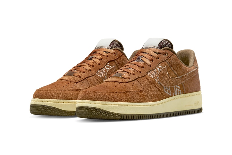 Nike Air Force 1 Low NAI-KE Tan FB4958 221 Release Info date store list buying guide photos price