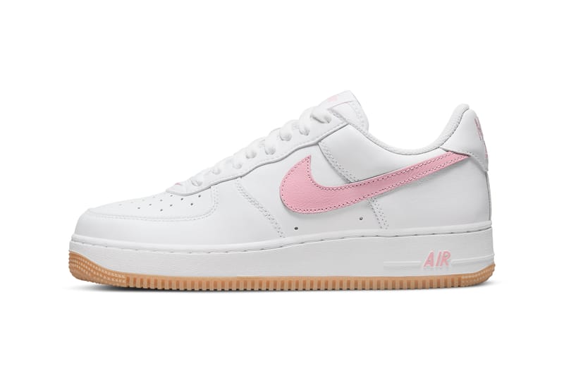 nike white and pink air force 1