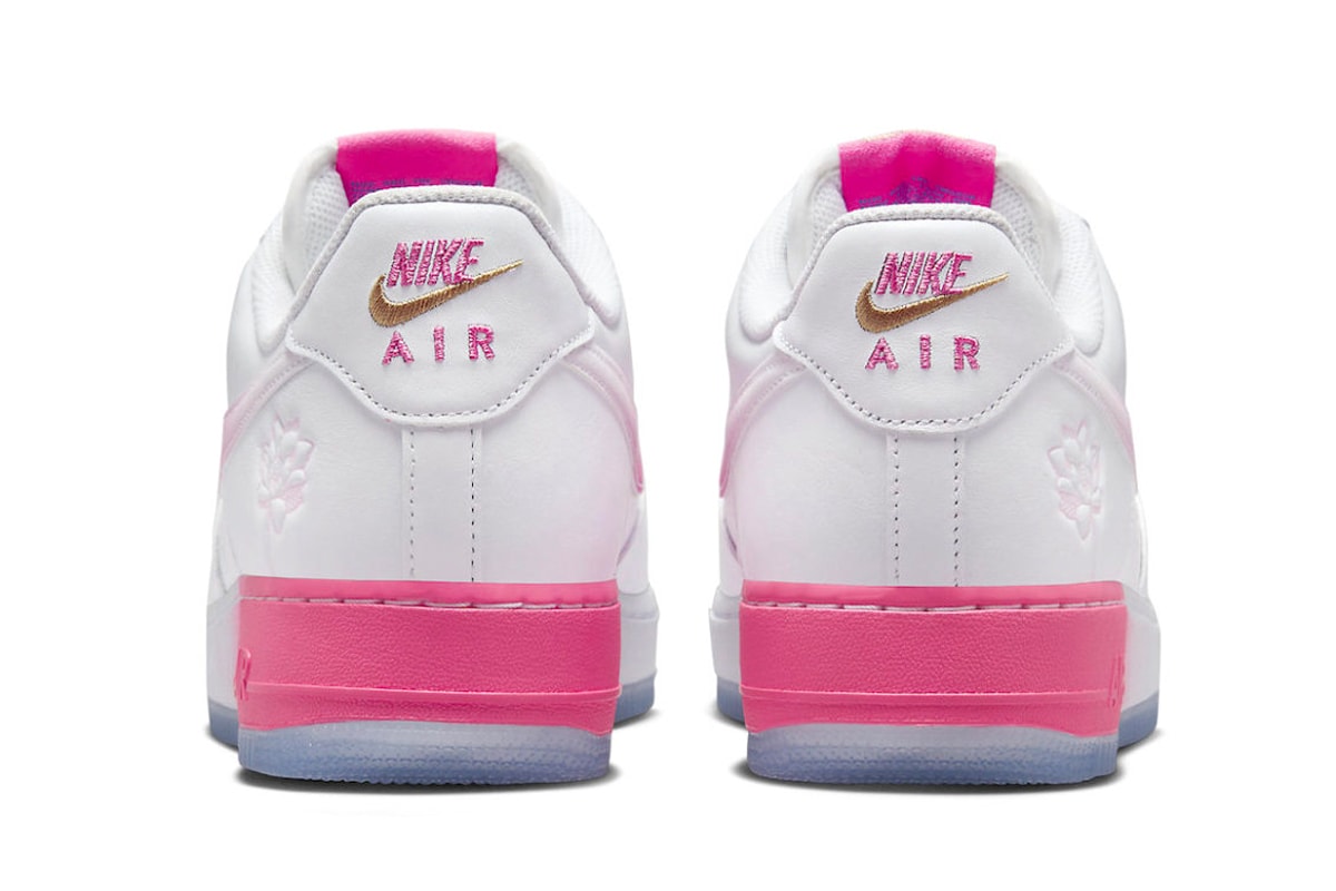 Official Look at the Nike Air Force 1 Low "San Francisco Chinatown" FD0778-100 january 2023 north america pink white lotus gold yellow blue jay pink foam black transluscent
