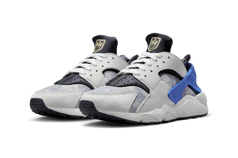 Nike Air Huarache Social FC Soccer light smoke grey summit white anthracite neoprene mesh leather release info date price 135 usd DR0286 100