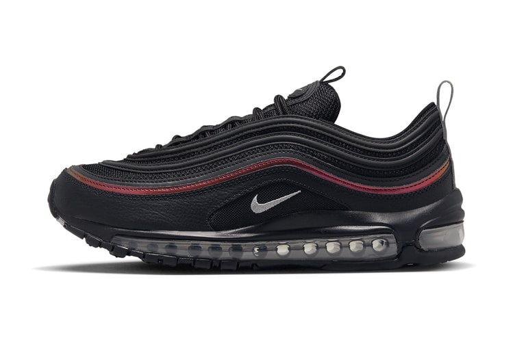 An Iridescent Red Stripe Hits the Nike Air Max 97