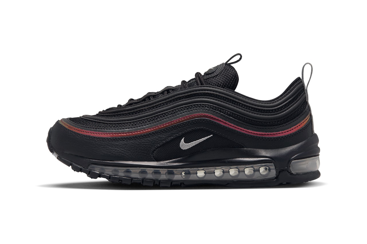 Nike Air Max 97 Black Iridescent Red FD0655 001 Release Info date store list buying guide photos price