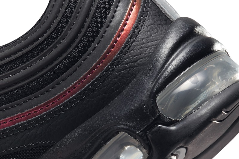 Nike Air Max 97 Black Iridescent Red FD0655 001 Release Info date store list buying guide photos price