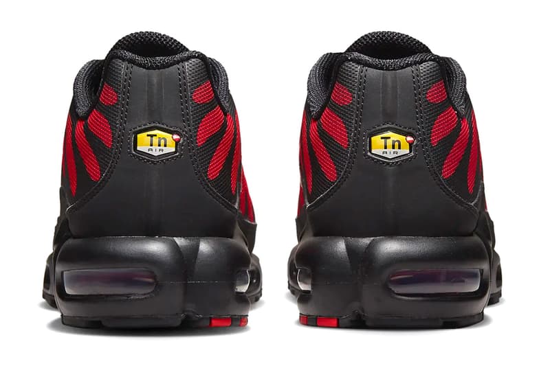 Nike Air Max Plus TN University Red Black Sneaker Trainer Swoosh Footwear Red Black Supreme