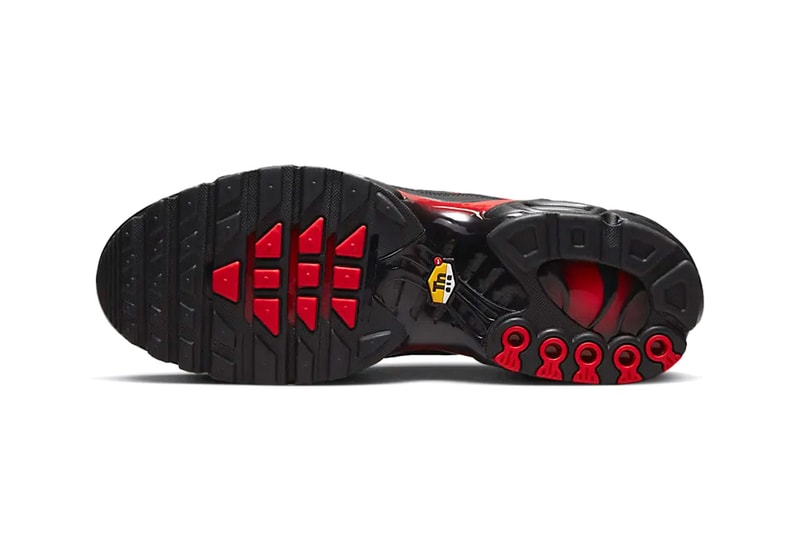 Nike Air Max Plus TN University Red Black Sneaker Trainer Swoosh Footwear Red Black Supreme