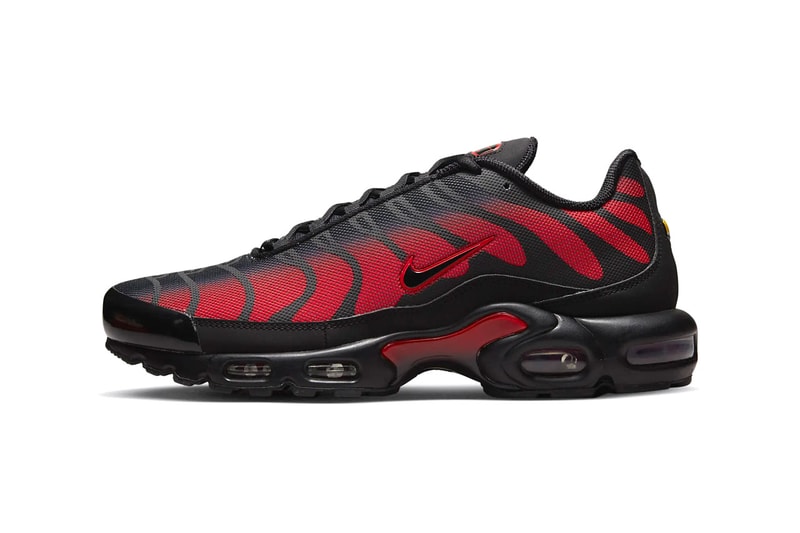 Nike Air Max Plus TN University Red Black Sneaker Trainer Swoosh Footwear Red Black Supreme
