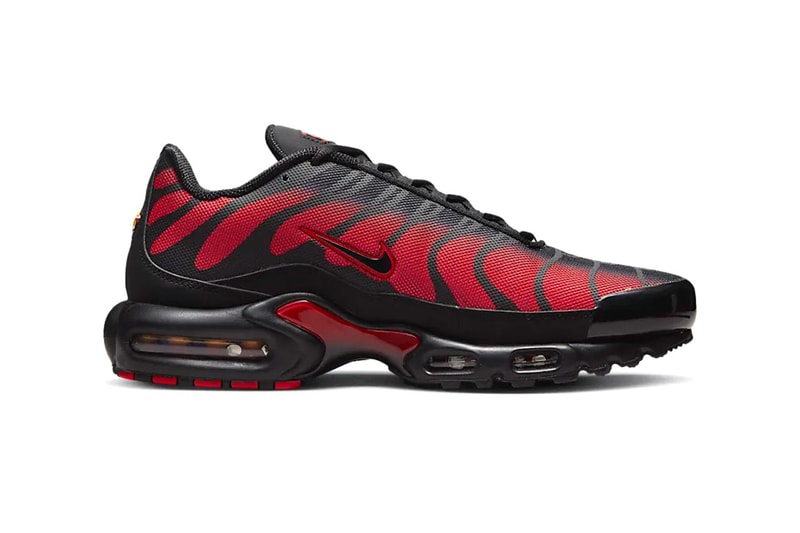 Nike Air Max Plus TN University Red Black Sneaker Trainer Swoosh Footwear Red Black Supreme
