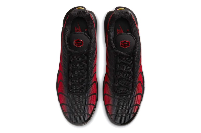 Nike Air Max Plus TN University Red Black Sneaker Trainer Swoosh Footwear Red Black Supreme