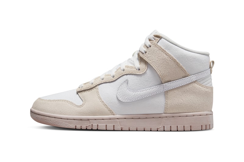 Nike Dunk High EMB Cracked Swooshes Tan DV0822-100 Release Info date store list buying guide photos price