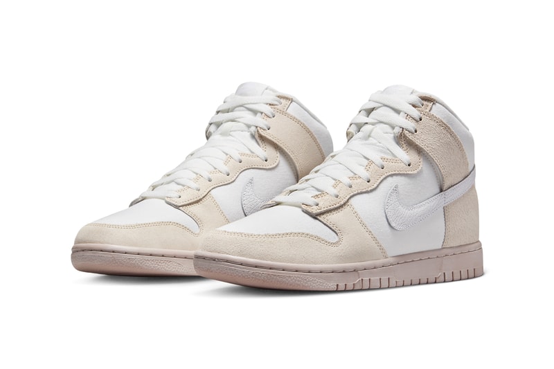 Nike Dunk High EMB Cracked Swooshes Tan DV0822-100 Release Info date store list buying guide photos price