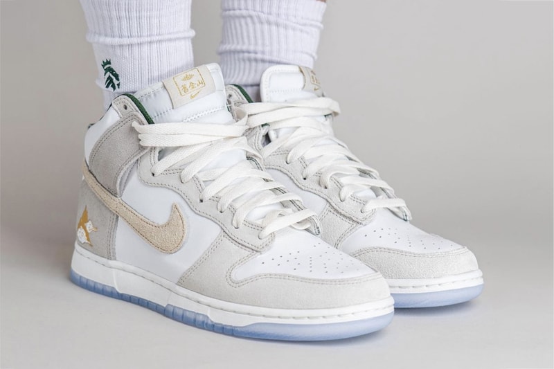 Nike Dunk High Lunar New Year FD0776-100 On-Foot Photos