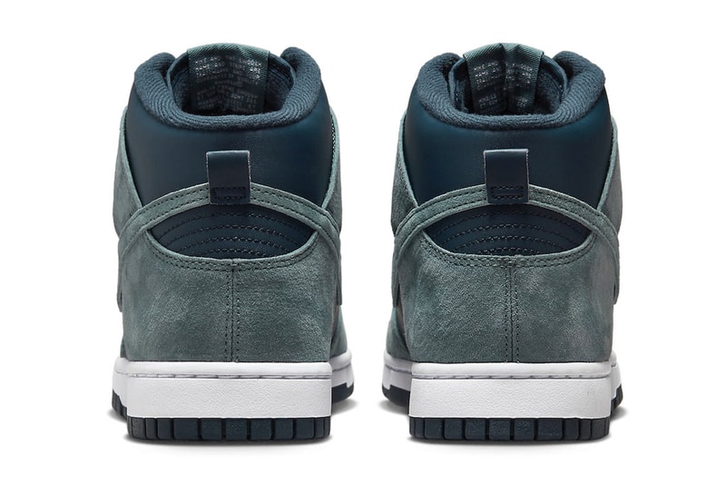 Nike Dunk High "Teal Suede" Release Information DQ7679-400 sneakers hype swoosh