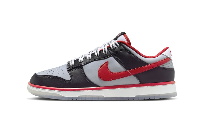 Nike Dunk Low "CAU" Receives October Release Date DR6189-001 black team scarlet classic charcoal clark atlanta university 