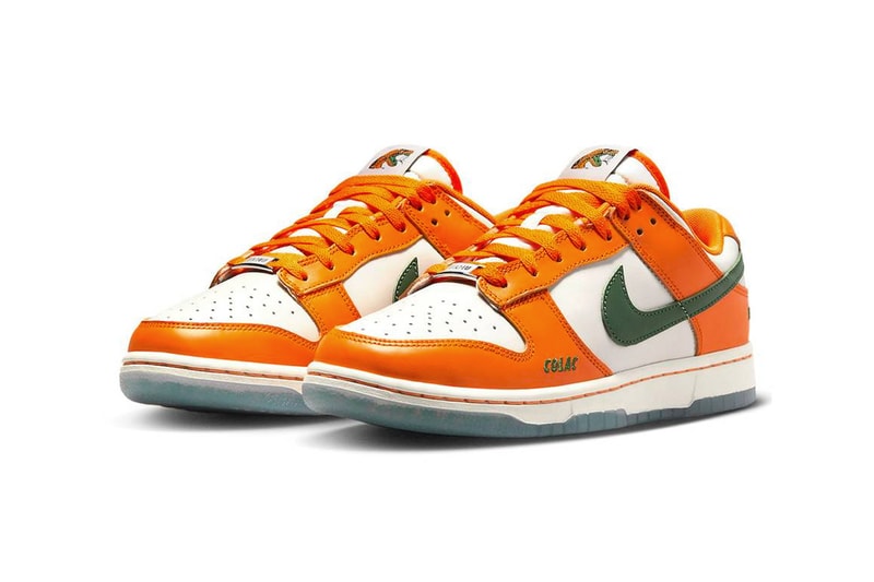 Nike's Special Edition Florida A&M University Dunk Low Receives October Release Date famu orange green 