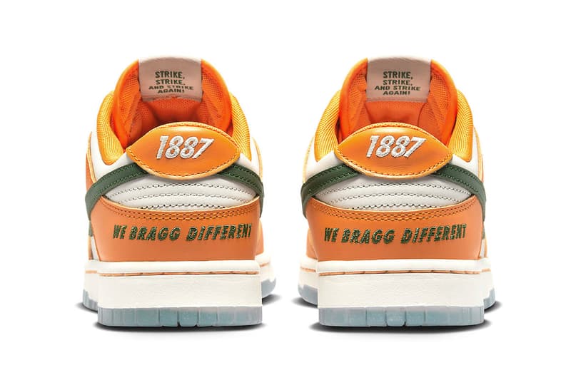 Nike's Special Edition Florida A&M University Dunk Low Receives October Release Date famu orange green 