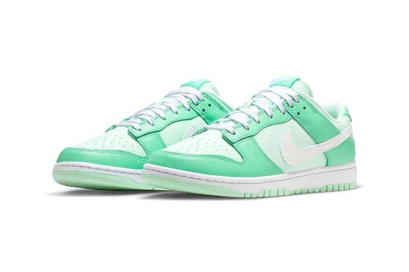Nike Dunk Low Gets a Minty Makeover DJ6188-301 mint foam release info lowtop swoosh 