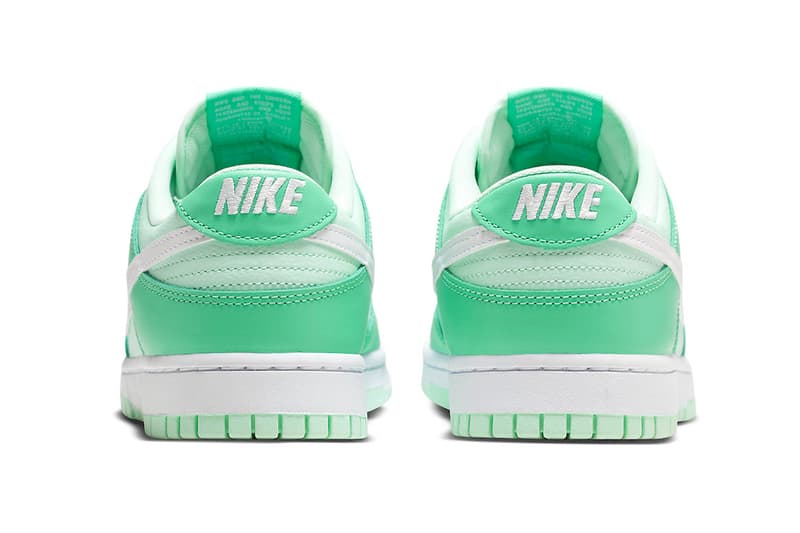 Nike Dunk Low Gets a Minty Makeover DJ6188-301 mint foam release info lowtop swoosh 