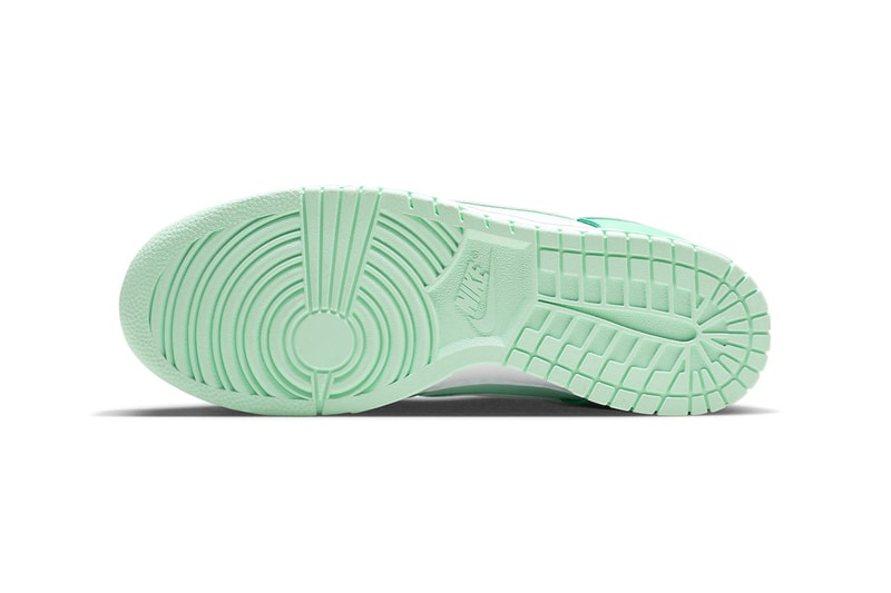 Nike Dunk Low Gets a Minty Makeover DJ6188-301 mint foam release info lowtop swoosh 