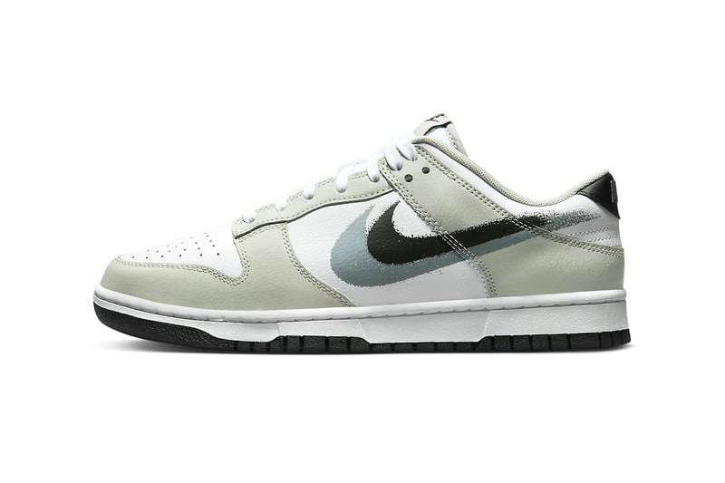 Nike Dunk Low Surfaces in Double Spray Painted Swooshes FD0661-100 nike air max plus 3 low top