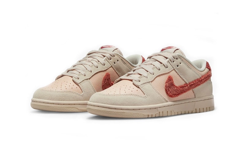 Nike Dunk Low “Terry Swoosh" Release Information DZ4706-200 swoosh sneakers footwear hype