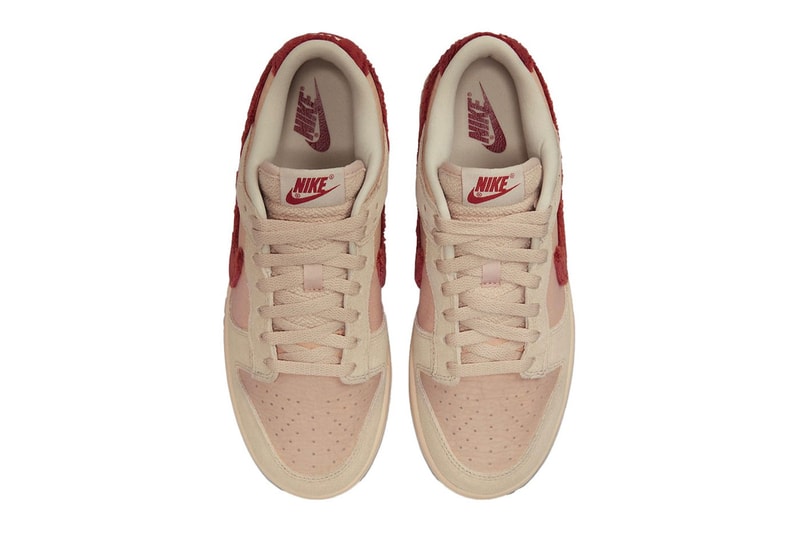 Nike Dunk Low “Terry Swoosh" Release Information DZ4706-200 swoosh sneakers footwear hype