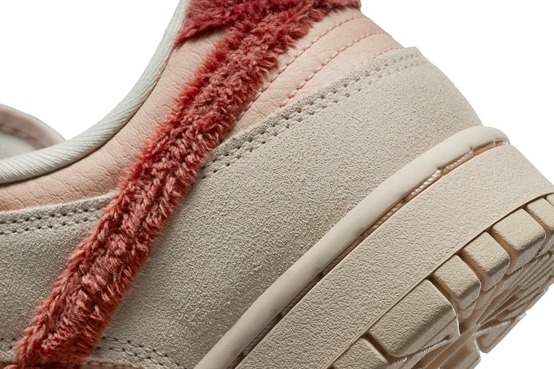 Nike Dunk Low “Terry Swoosh" Release Information DZ4706-200 swoosh sneakers footwear hype