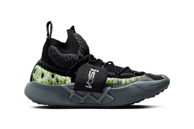 Nike ISPA Sense Flyknit neon green jet black dark gray knit CW3203 003 release info date price 